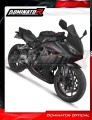 complete exhaust system with muffler DOMINATOR Full System GP BLACK fits to Honda CBR 650 R / EClutch 2024  2025 3
