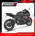 complete exhaust system with muffler DOMINATOR Full System HP6 BLACK fits to Honda CBR 650 R / EClutch 2024  2025