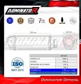 Honda CBR 650 R / E-Clutch 2024 - 2025 Collector Manifold Full Exhaust System Muffler Auspuff Sportauspuff Silencer Echappement Silencieux Scarico Scarichi Escape Wydech Tłumik S6 Dominator Exhaust System 6