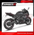 Honda CB 650 R / E-Clutch 2024 - 2025 Collector Manifold Full Exhaust System Muffler Auspuff Sportauspuff Silencer Echappement Silencieux Scarico Scarichi Escape Wydech Tłumik GP BLACK Dominator Exhaust System 3