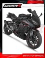 kompletny układ wydechowy z tłumikiem DOMINATOR Full System HP6 CZARNY pasujący do motocykla Honda CB 650 R / E-Clutch 2024 - 2025 3