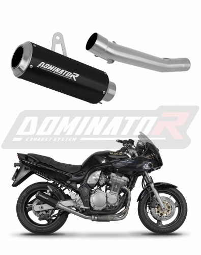 Suzuki GSF BANDIT N / S 600 1995 - 1999 Motorcycle Muffler Auspuff Sportauspuff Silencer Echappement Silencieux Scarico Scarichi Escape Wydech Tłumik GP BLACK Dominator Exhaust System x