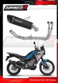 kompletny układ wydechowy z tłumikiem DOMINATOR Full System HP6 CZARNY pasujący do motocykla CF MOTO 450 MT 2024  2