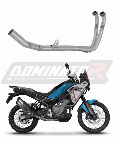 CF MOTO 450 MT 2024 Exhaust Cat Eliminator Catalyst Catalytic Converter Linkpipe Decat Downpipe  Headers Head Pipe Down Pipe Collector Manifold  DOMINATOR x
