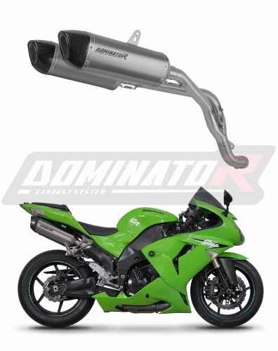 wydech tłumik DOMINATOR Tytanowy HP6 pasujący do motocykla Kawasaki ZX10R 2006 - 2007