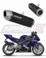 CBR 954 RR FIREBLADE EXHAUST Honda Muffler Auspuff Sportauspuff Silencer Echappement Silencieux Scarico Scarichi Escape Wydech Tłumik S6 BLACK 2002 - 2003 Dominator x