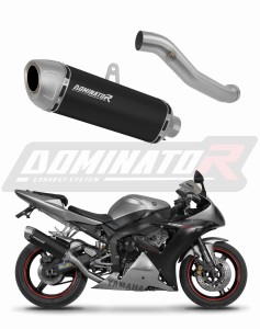 Yamaha YZF R1 1000 RN09 2002 - 2003 wydech tłumik S6 BLACK + dB killer