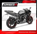 exhaust muffler DOMINATOR HP6 BLACK fits to Yamaha YZF R1 1000 RN09 2002  2003 4