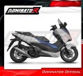 kompletny układ wydechowy z tłumikiem DOMINATOR Full System Tytanowy HP8 pasujący do motocykla Honda NSS 125 FORZA 2017 - 2020 5