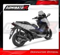 kompletny układ wydechowy z tłumikiem DOMINATOR Full System HP8 CZARNY pasujący do motocykla Honda NSS 125 FORZA 2017 - 2020 4