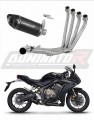 kompletny układ wydechowy z tłumikiem DOMINATOR Full System HP8 CZARNY pasujący do motocykla Honda CB 650 R 2019 - 2023