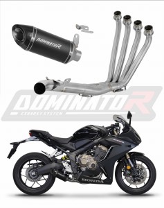 Honda CB 650 R 2019 - 2023 Full Exhaust System Collector Silencer HP8 BLACK + dB killer