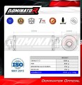 exhaust muffler DOMINATOR ROUND fits to CF MOTO C Force 550 2016  2024 5