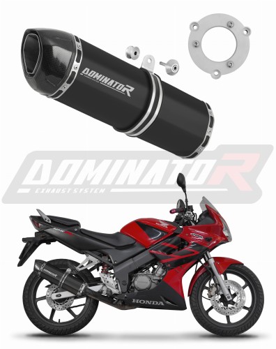 exhaust muffler DOMINATOR HP1 BLACK fits to Honda CBR 125 2004  2010