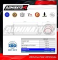 exhaust muffler DOMINATOR GPF BLACK fits to Yamaha Tenere 700 2021  2024 6