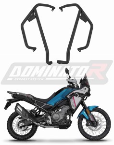 CF MOTO 450 MT 2025 Stainless steel Crash Bars BLACK