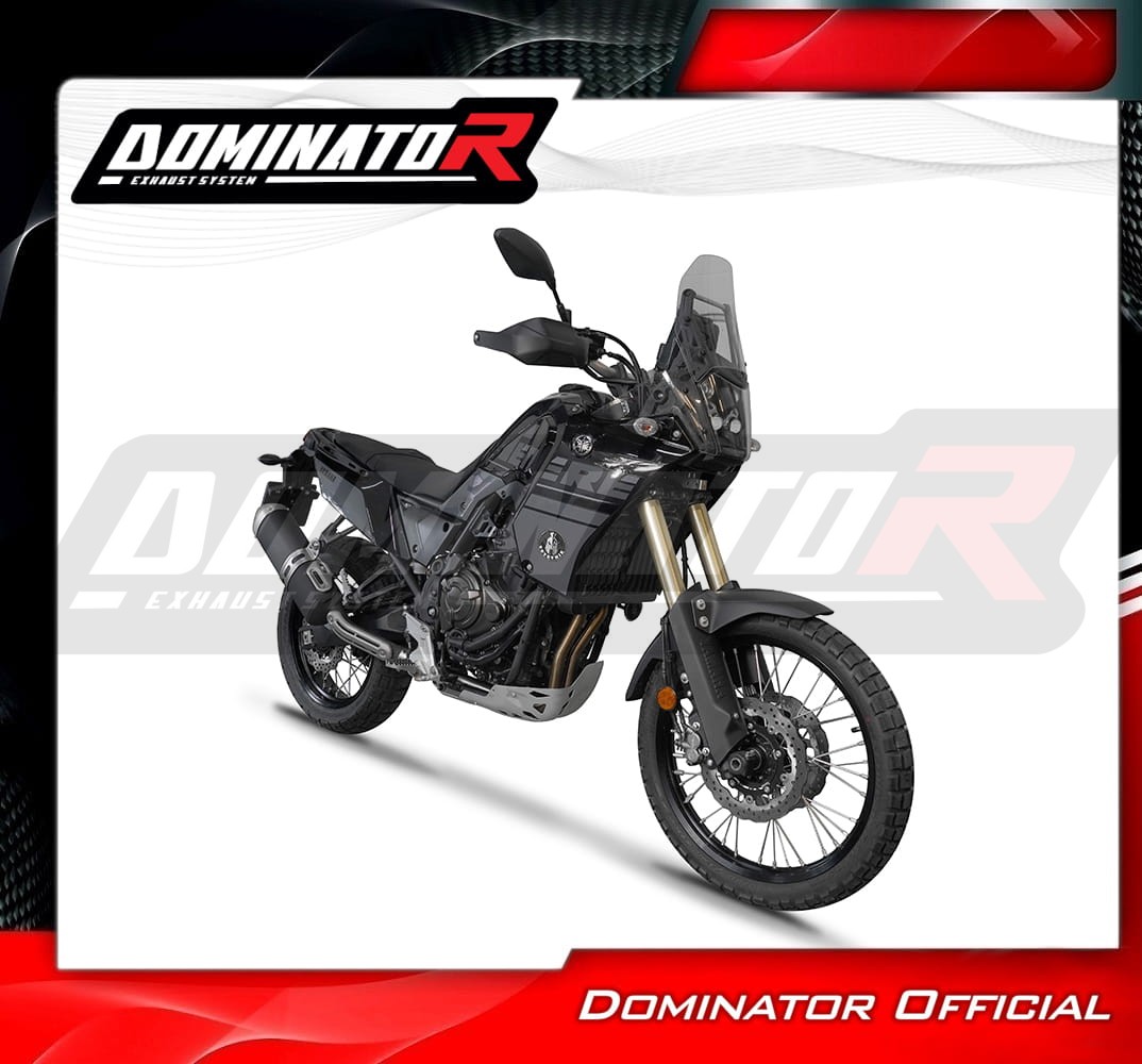 thumbnail image 2 of DOMINATOR Exhaust Silencer Muffler For Yamaha Tenere 700 (2019-2021) - Stainless Steel, Satin Finish, Includes DB Killer 2 of 6