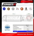 exhaust muffler DOMINATOR S6 BLACK fits to KTM 1290/1390 Super Duke 2020  2025 6