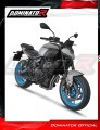 Yamaha MT 07 2025  motorcycle Exhaust Muffler Auspuff Sportauspuff Silencer Echappement Silencieux Scarico Scarichi Escape Wydech Tłumik HP8 Black Dominator 4