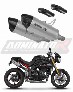 Triumph Speed Triple 1050 2011 - 2016 Exhaust Silencer Muffler Titanium HP8 + dB killer