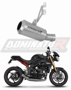 Triumph Speed Triple 1050 2011 - 2016 Low Level Exhaust Silencer Muffler GPS + dB killer