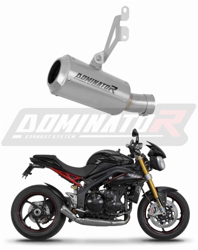 exhaust muffler DOMINATOR GPS fits to Triumph Speed Triple 1050 2011  2016