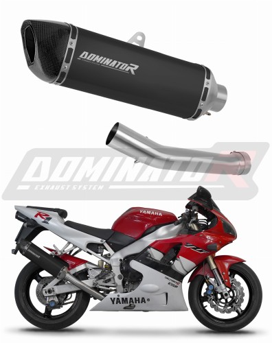 wydech tłumik DOMINATOR HP6 CZARNY pasujący do motocykla Yamaha YZF R1 1000 RN01 1998 - 1999