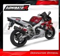 wydech tłumik DOMINATOR Homologowany HP6 CZARNY pasujący do motocykla Yamaha YZF R1 1000 RN01 1998 - 1999 4