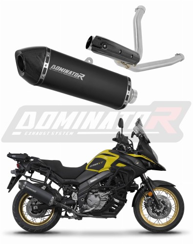 exhaust muffler DOMINATOR HP7 BLACK fits to Suzuki DL 650 VStrom 2017  2025