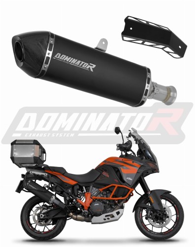 KTM 1290 SUPER Adventure S R 2015 2020 Motorcycle Muffler Auspuff Sportauspuff Silencer Echappement Silencieux Scarico Scarichi Escape Wydech Tłumik HP7 BLACK Dominator Exhaust System x