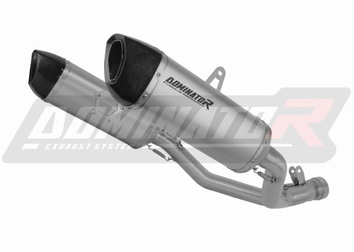 exhaust muffler DOMINATOR titanium HP6 fits to Suzuki GSXR 1000 K9 L0 L1 2009  2011 3