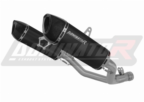exhaust muffler DOMINATOR HP6 BLACK fits to Suzuki GSXR 1000 K9 L0 L1 2009  2011