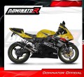 Suzuki GSXR 750 K1 K5 2001 2005 Motorcycle Muffler Auspuff Sportauspuff Silencer Echappement Silencieux Scarico Scarichi Escape Wydech Tłumik GP Black Dominator Exhaust System 3
