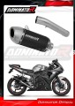wydech tłumik DOMINATOR S6 Shorty CZARNY pasujący do motocykla Yamaha YZF R6 2003 - 2005 2