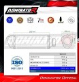 exhaust muffler DOMINATOR S6 Shorty BLACK fits to Yamaha YZF R6 2003  2005 6