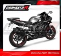 Yamaha YZF R6 2003 2005 Motorcycle Muffler Auspuff Sportauspuff Silencer Echappement Silencieux Scarico Scarichi Escape Wydech Tłumik HP6 BLACK Dominator Exhaust System 2