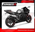 wydech tłumik DOMINATOR S6 CZARNY pasujący do motocykla Yamaha YZF R6 2003 - 2005 4