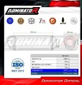 Yamaha YZF R6 2003 2005 Motorcycle Muffler Auspuff Sportauspuff Silencer Echappement Silencieux Scarico Scarichi Escape Wydech Tłumik S6 BLACK Dominator Exhaust System 4