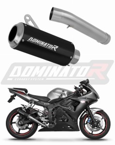 Yamaha YZF R6 2003 - 2005 Exhaust Silencer Muffler GP BLACK + dB killer