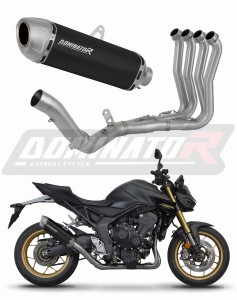 Honda CB 1000 Hornet / SP 2025 Full Exhaust System Collector Silencer S6 BLACK + dB killer