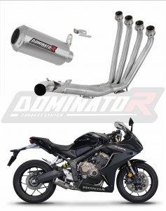 Honda CBR 650 R 2019 - 2023 Full Exhaust System Collector Silencer GP + dB killer medium