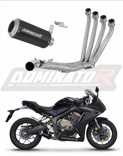 Honda CBR 650 R 2019 - 2023 Full system Kolektor wydech Tłumik GP BLACK + dB killer medium