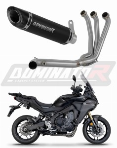Yamaha Tracer 9 / GT 2025 - 2026 Full Exhaust System Collector Silencer HP8 BLACK + dB killer