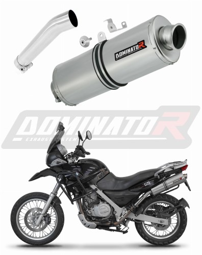 BMW F650GS 2004 - 2007 EXHAUST Muffler Auspuff Sportauspuff Silencer Echappement Silencieux Scarico Scarichi Escape Wydech Tłumik OV OVAL Dominator Exhaust System x