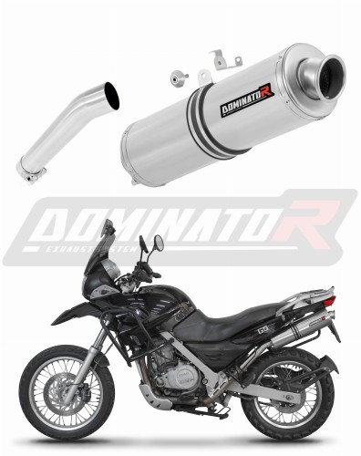 BMW F650GS 2004 - 2007 EXHAUST Muffler Auspuff Sportauspuff Silencer Echappement Silencieux Scarico Scarichi Escape Wydech Tłumik ST Round Dominator Exhaust System x