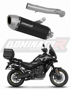 CF MOTO 800 MT 2022 - 2025 Explore / Sport / Touring Exhaust Silencer Muffler S6 BLACK + dB killer