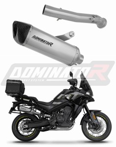 CF MOTO 800 MT 2022 - 2025 Explore / Sport / Touring Exhaust Silencer Muffler Titanium HP6 + dB killer
