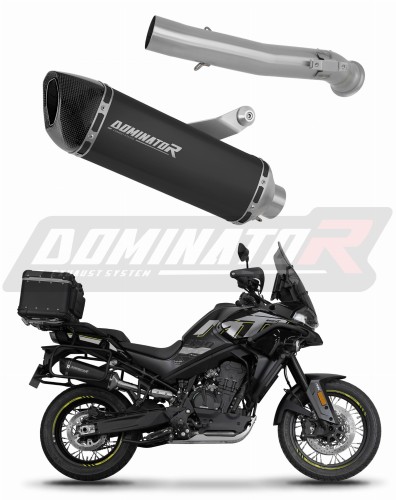 wydech tłumik DOMINATOR HP6 CZARNY pasujący do motocykla CF MOTO 800 MT 2022 - 2025
