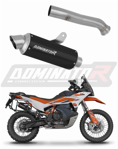 KTM 790 Adventure / R 2019 2025 Exhaust Muffler Auspuff Sportauspuff Silencer Echappement Silencieux Scarico Scarichi Escape Toba de esapament Avgas Ljuddämpare Wydech Tłumik GPF Black Noir Nero Negro Svart Schwarz Negru Dominator x
