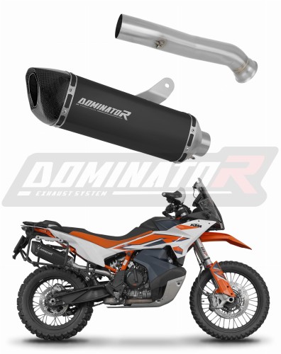 exhaust muffler DOMINATOR HP6 BLACK fits to KTM 890 Adventure / R 2021  2025